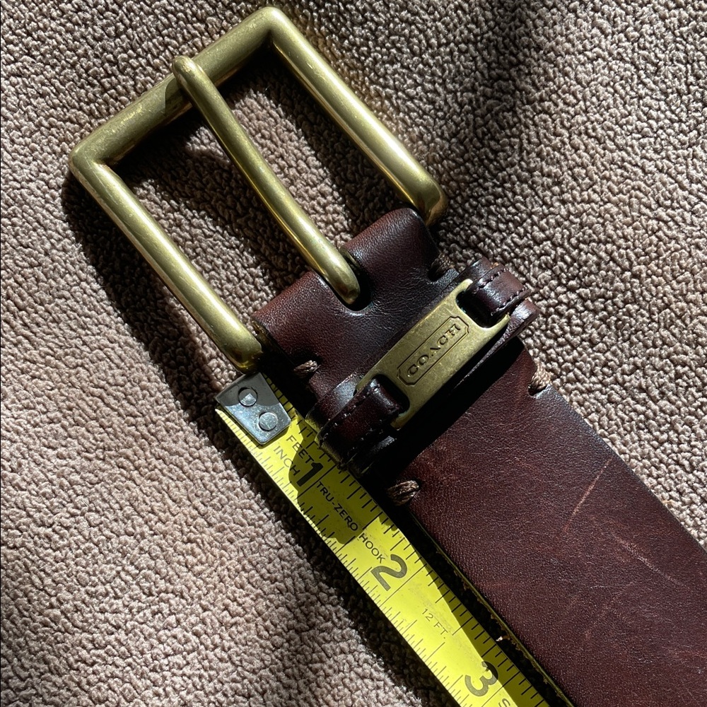 Coach Vintage Women’s Leather Belt - Picture 9 of 14
